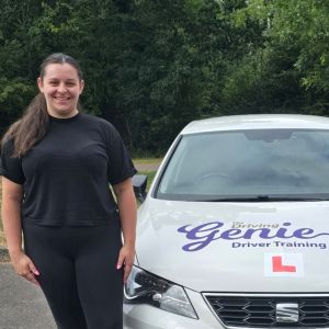 Driving student who just passed