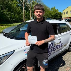 Driving student who just passed