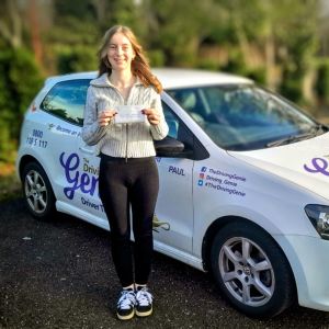 Driving student who just passed